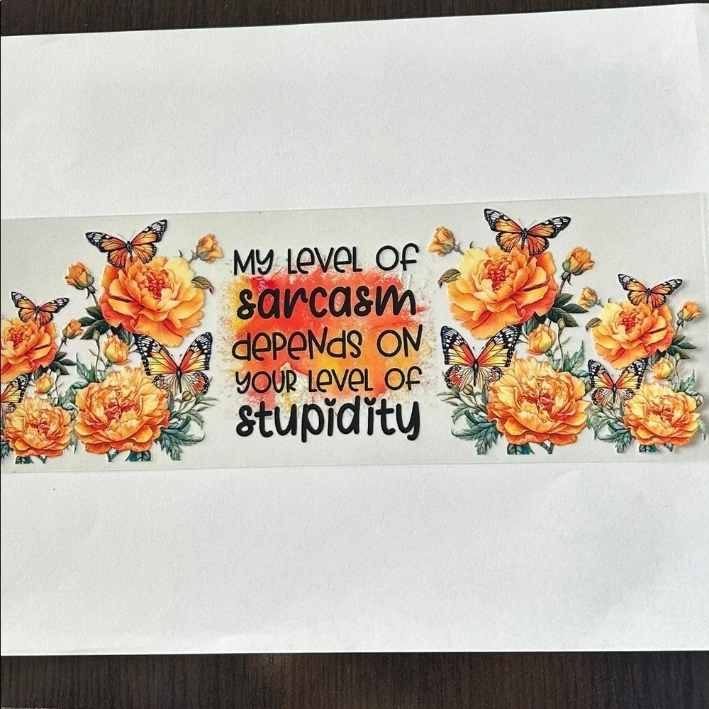 Sarcasm Cup Decal (99)